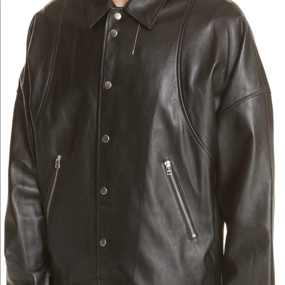Helmut Lang Other - Helmut Lang Mens Leather Coach Jacket Size L